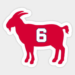 Julius Erving Philadelphia Goat Qiangy Sticker